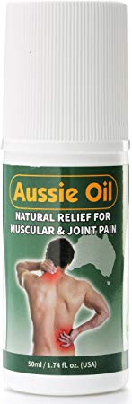 Aussie Oil - All Natural Arthritis Pain Relief Topical Rub Roll On for Muscle and Joint Pain - Use as Pain Reliever for Back, Knee, Foot, Neck, Shoulder, Elbow, or Leg