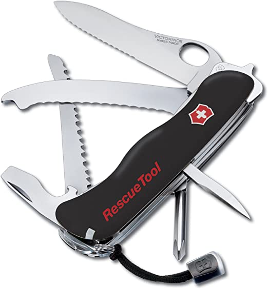 Victorinox Swiss Army Rescue Tool Pocket Knife with Pouch