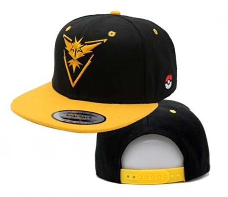 Baseball Cap Hats Pokemon Go Team Instinct Valor Mystic Premium Quality Stitches Snapback