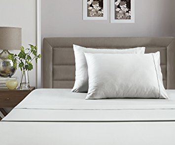 #1 Best Seller Luxury Pima Sheets on Amazon! - Unbelievable Lowest Prices Guaranteed - Record Single Day Blockbuster Sale : Luxury 100% Pima Cotton 350 Thread Count Sheet Set (King, White)