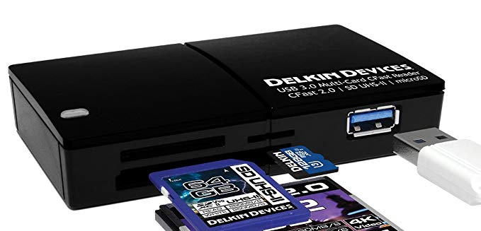 Delkin USB 3.0 Multi-Slot CFast 2.0 Memory Card Reader (DDREADER-48)