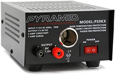 Pyramid PS9KX 5A/7A Power Supply with Cigarette Lighter Plug