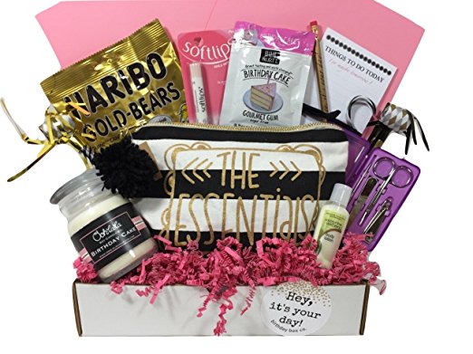 Complete Birthday Gift Basket Box for Her-Women, Mom, Aunt, Sister or Friend, Unique!