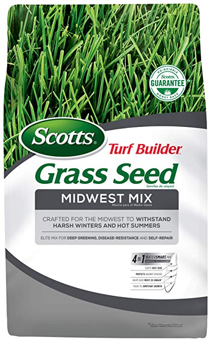 Scotts Turf Builder Grass Seed - Midwest Mix, 3-Pound (Not Sold in CA, LA)