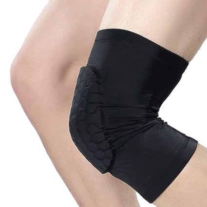 Harrm's Compression Knee Sleeve Leg Support,Recovery Knee Braces with Protective Pad
