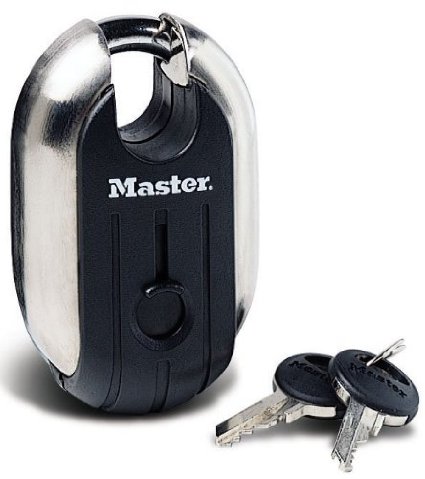 Master Lock 187XD Titanium Padlock 2-516-inch Wide Black