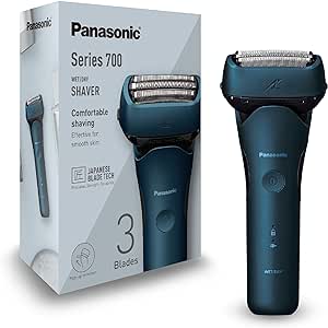 Panasonic ES-ALT4B 3-Blade Wet and Dry Electric Shaver for Men, Rechargeable, Skin Comfort Sensor, Multi-Flex 12D Head - Minimize The 5 o’Clock Shadow