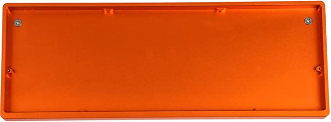 GK61 GK61x RGB Hot Swap Independent Driver Tyce-C ANSI Mechanical Keyboard DIY kit Plastic Case CNC Aluminum Case Plate PCB (CNC Alu Orange)