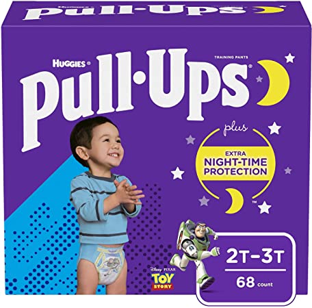 Pull-Ups Night-Time Boys' Training Pants, 2T-3T, 68 Ct