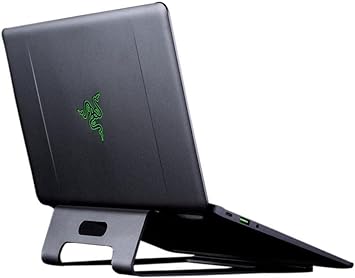 Razer Laptop Stand: Ergonomic Design - Anodized Aluminum Construction - Black