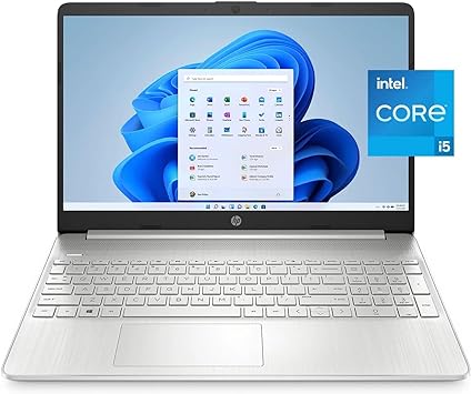 HP 15.6-inch Full HD (1920 x 1080) Micro-Edge Display, 11th Gen Intel Core i5-1135G7 Processor, 16GB DDR4 RAM, 512GB SSD, Intel Iris X Graphics Bluetooth, HDMI, Windows 11, W/GaLiMu