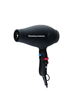 Diva Professional Styling Dynamica 3400 Pro Chromatix Hair Dryer, Rubberised Black