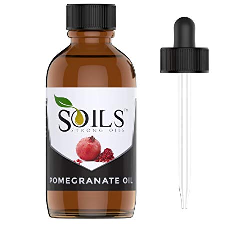 STRONG OILS 100% PURE COLD PRESSED POMEGRANATE SEED OIL 4 OZ (118 ML) VIRGIN/UNREFINED