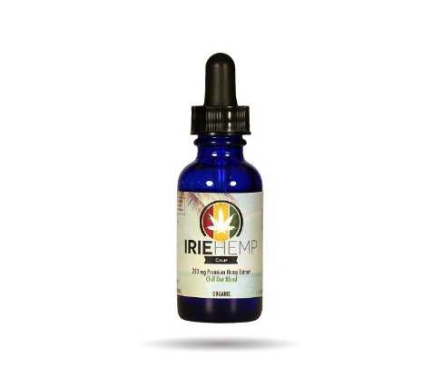 Irie Hemp Calm Support (Chill Out Blend) 250mg Hemp Extract - 1oz (Natural Flavor)