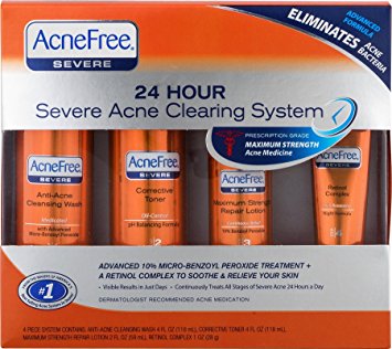 AcneFree Severe Acne Clearing System, 11 Ounce