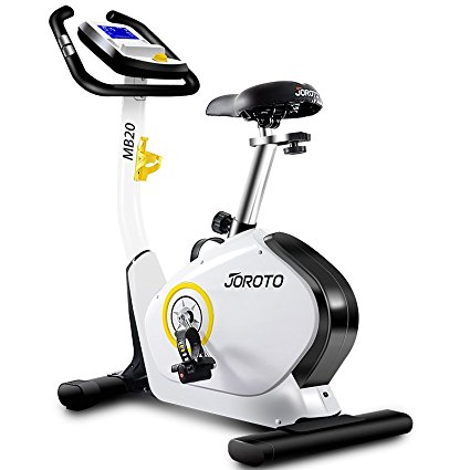 Fitness Upright Indoor Exercise Bike - JOROTO MB20 Cardio Fitness Cycling Machine Home Stationary Trainer with Pulse