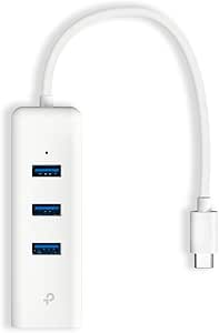 [Amazon.co.jp Exclusive] TP-Link Type-C 3-Port Gigabit Wired LAN Hub USB 3.0 x 3 Ports Wired LAN Hub UE330C