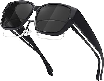 MEETSUN Oversized Fit Over Glasses Sunglasses for Women Men Trendy Polarized UV Protection Sun Glasses for Driving