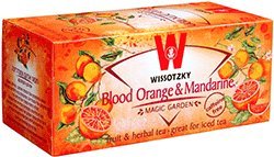 Wissotzky Tea - Blood Orange & Mandarin Scent - Caffeine Free, 1.76-Ounce Boxe