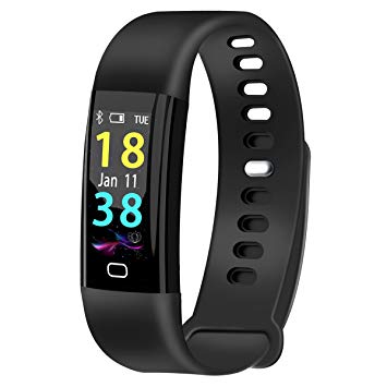 GETOKOK Fitness tracker, Sports watch color screen Activity tracker with multi-sport mode, Heart rate blood pressure monitor Fitness Watch smart band for women, kids, men, android, IPHONE