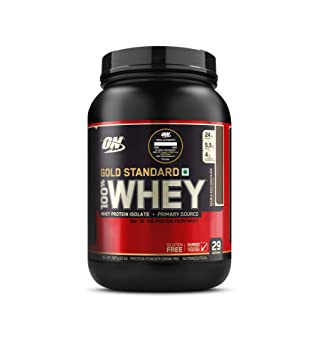 ON Gold Standard 100% Whey Protein Powder - 2 lbs, 907 g (Double Rich Chocolate), Primary Source Isolate