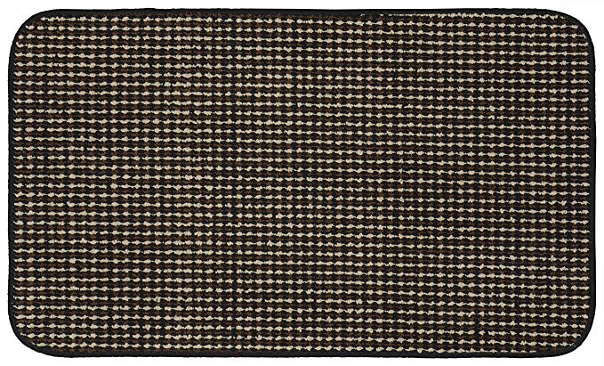 Garland Rug BC000W02404015 Berber Coloriations, 24" x 40", Black