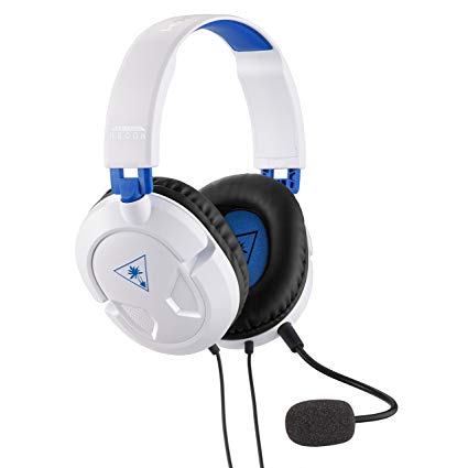 Turtle Beach Recon 50P White Gaming Headset for PS4 Pro, PS4, Xbox One - Stereo (White) Edition