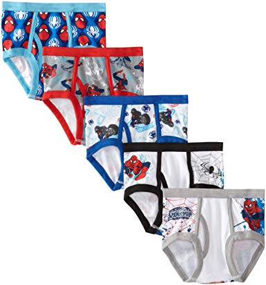 Marvel Little Boys' Spiderman Five-Pack of Briefs