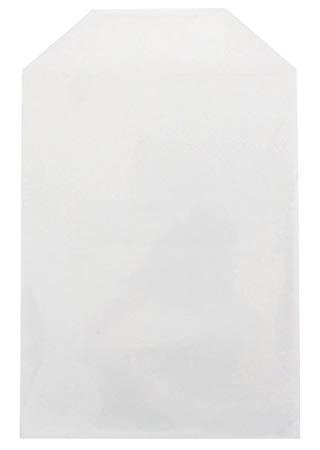 mediaxpo Brand 1,000 CPP Clear Plastic Sleeve with Flap (Fits 14mm DVD Case Artwork)