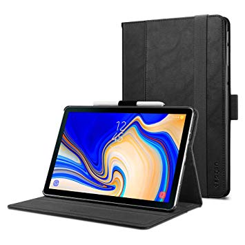 Spigen Stand Folio 2 Designed for Samsung Galaxy Tab S4 Case (2018) - Black