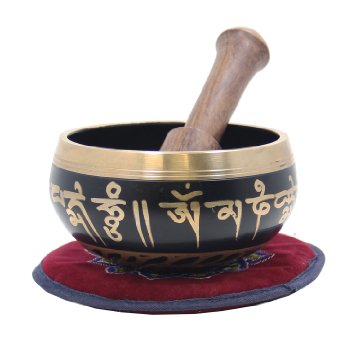 Tibetan Meditation Om Mani Padme Hum Peace Singing Bowl With Mallet