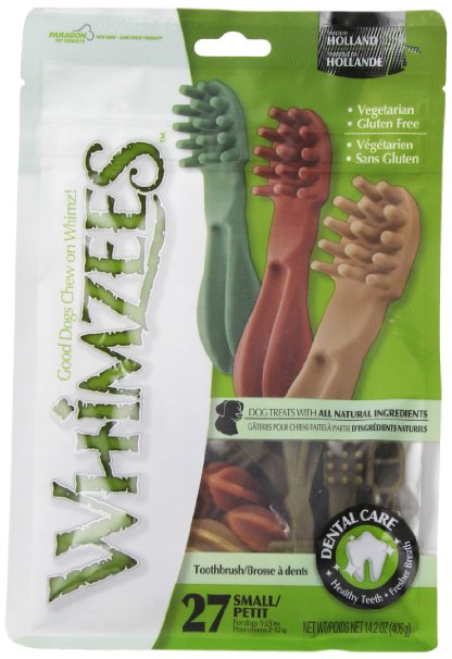 Paragon Whimzees Toothbrush Star Dental Treat for Dogs