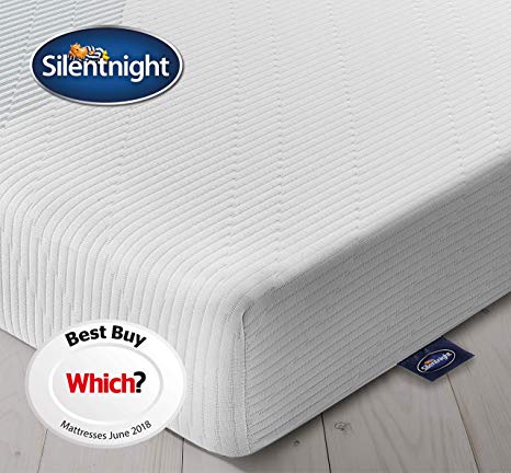 Silentnight 3 Zone Memory Foam Rolled Mattres | Made in the UK | Medium | Single