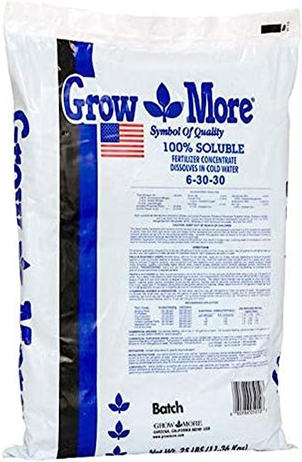 Grow More GR35245 6-30-30 STD 25lb