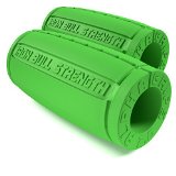 Alpha Grips 20 - Extreme Arm Blaster - Best Dumbbell and Barbell Thick Bar Adapter Green