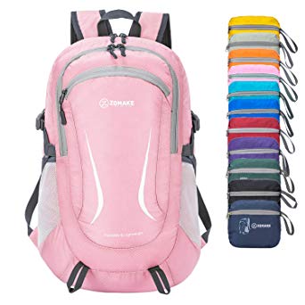 ZOMAKE Ultra Lightweight Hiking Backpack - Packable Durable Water Resistant Travel Backpack Daypack for Women Men