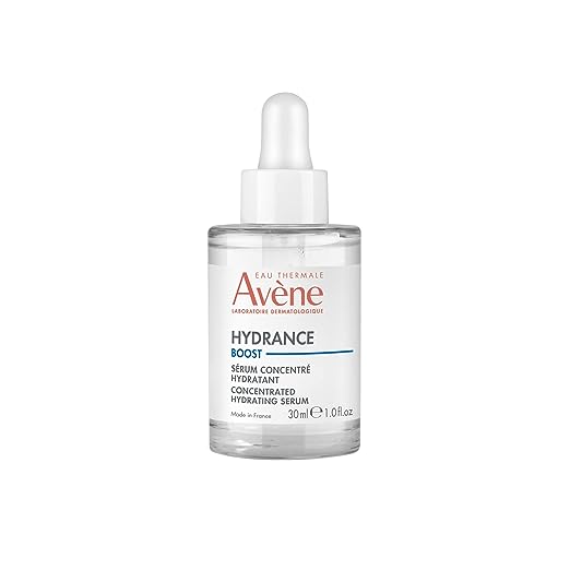 Eau Thermale Avène Hydrance Boost Concentrated Hydrating Serum, 48 Hour Hydration, Hyaluronic Acid, 1.0 fl.oz.