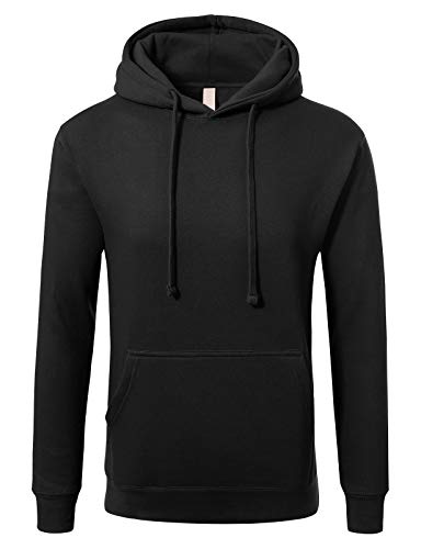 JD Apaprel Mens Premium Heavyweight Pullover Hoodie Sweatshirts