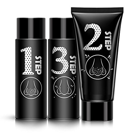 Professional Blackhead Remover Set Deep Cleansing T-Zone Care Black Sucked Out Export Black Head Pores Nose Blackhead Remover Facial Mask