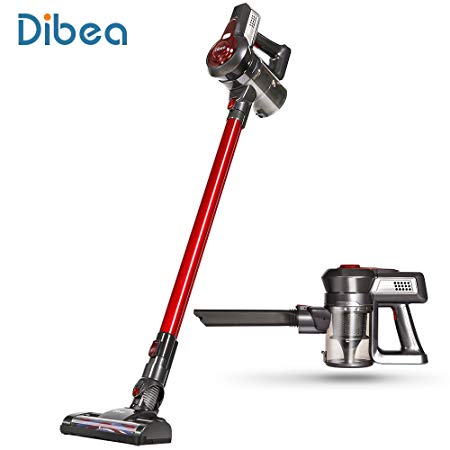[US Stock]Dibea Vacuum Cleaner, 2 in 1 Cordless Vacuum Cleaner, Upright Vacuum Cleaner with High-power Long-lasting, 22.2V Rechargeable Lithium-Ion Lightweight Canister Stick Handheld Vacuum Cleaner