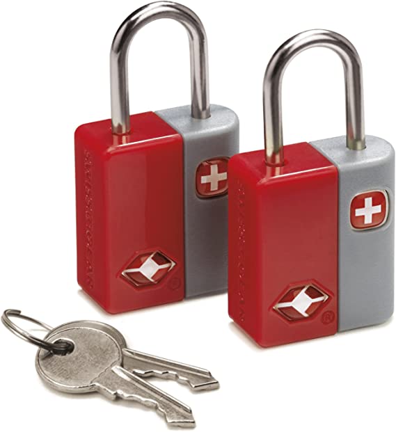 Swiss Gear Travel Sentry Key Locks, Red, One Size