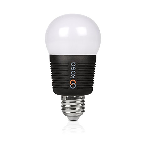 Veho Kasa Bluetooth Smart LED Light Bulb | Smartphone Controlled | Dimmable | Colour Changing | Edison E26 | 7.5 W (VKB-002-E26) [Energy Class A ]
