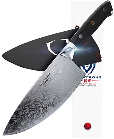 Dalstrong Rocking Herb Knife - Shogun Series - AUS-10V Super Steel (Vacuum Heat Treated)- 7" w/Sheath