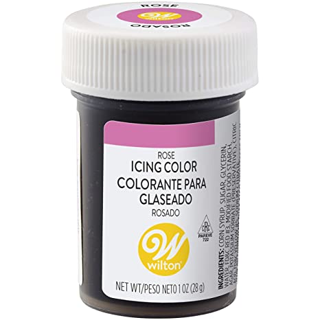 Wilton Rose Icing Color, 1 oz. - Pink Food Coloring