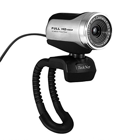 TeckNet 1080P USB HD Webcam With Built-in Microphone
