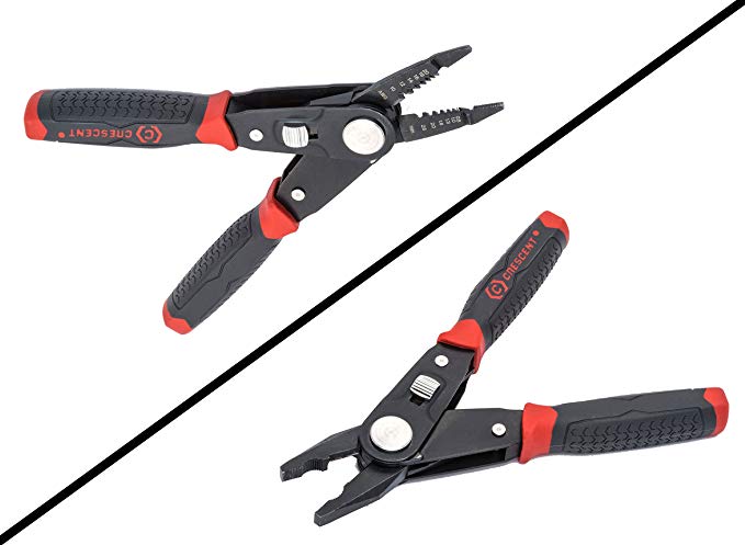 Crescent 2 in 1 Combo Dual Material Linesman's Pliers and Wire Stripper - CCP8V