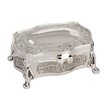 Sophia Silver Plated Trinket Box