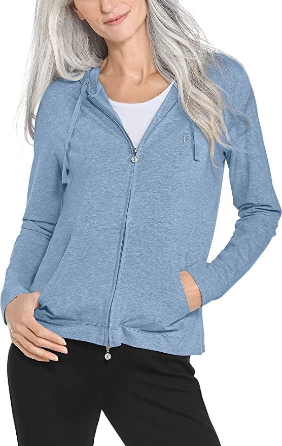 Coolibar UPF 50  Women's Seaside Hoodie - Sun Protective