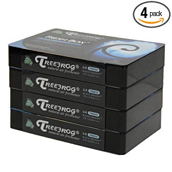 Black Squash Scent 4 Pack, Treefrog Natural Air Freshener Fresh Box (AKA Xtreme Fresh)