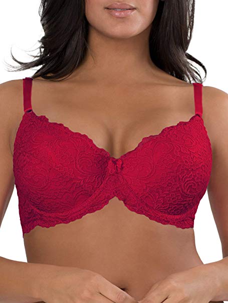 Smart Sexy Women's Plus Size Curvy Signature Lace Push-up Bra with Added Support